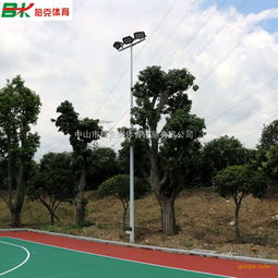贵阳露天篮球场灯具功率 篮球场照明电杆价格 篮球场灯设计